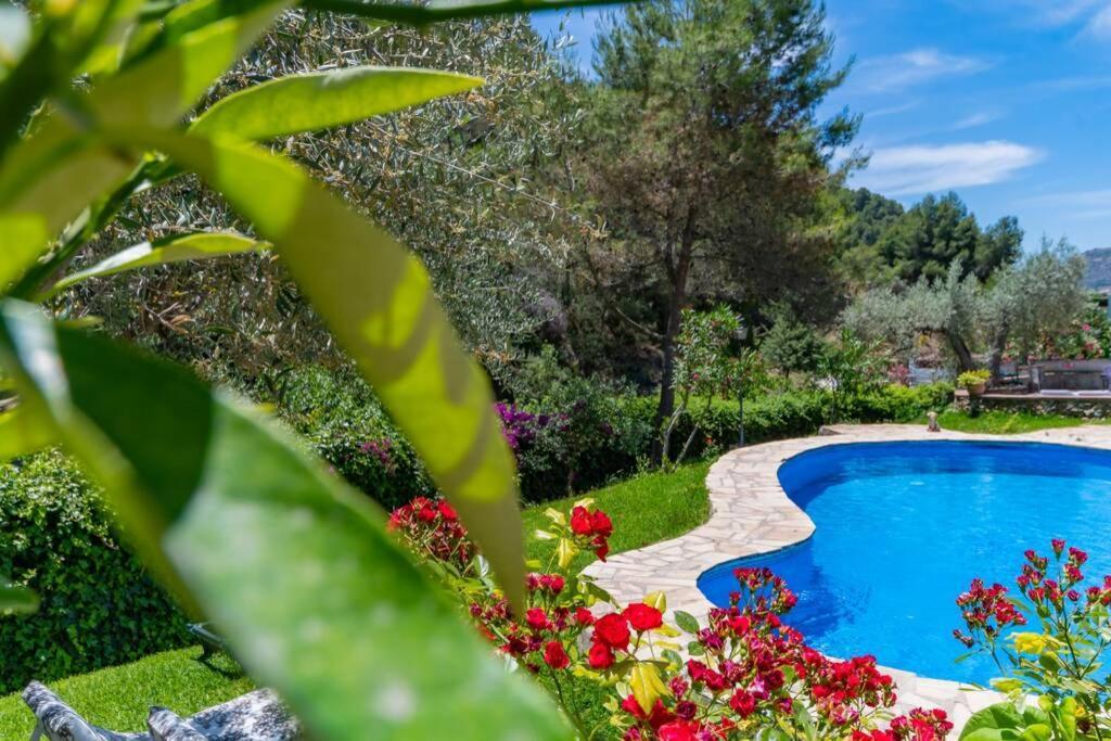 Casa Rosa, Con Encanto Y Piscina Climatizada Frigiliana Bagian luar foto