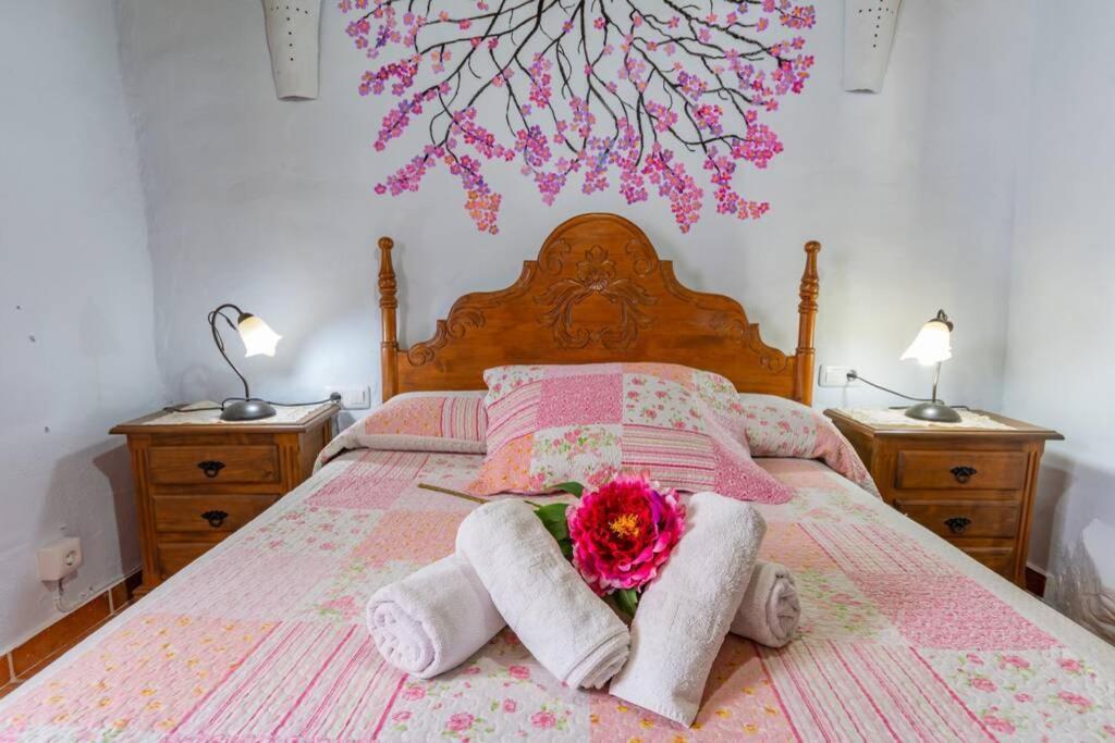 Casa Rosa, Con Encanto Y Piscina Climatizada Frigiliana Bagian luar foto