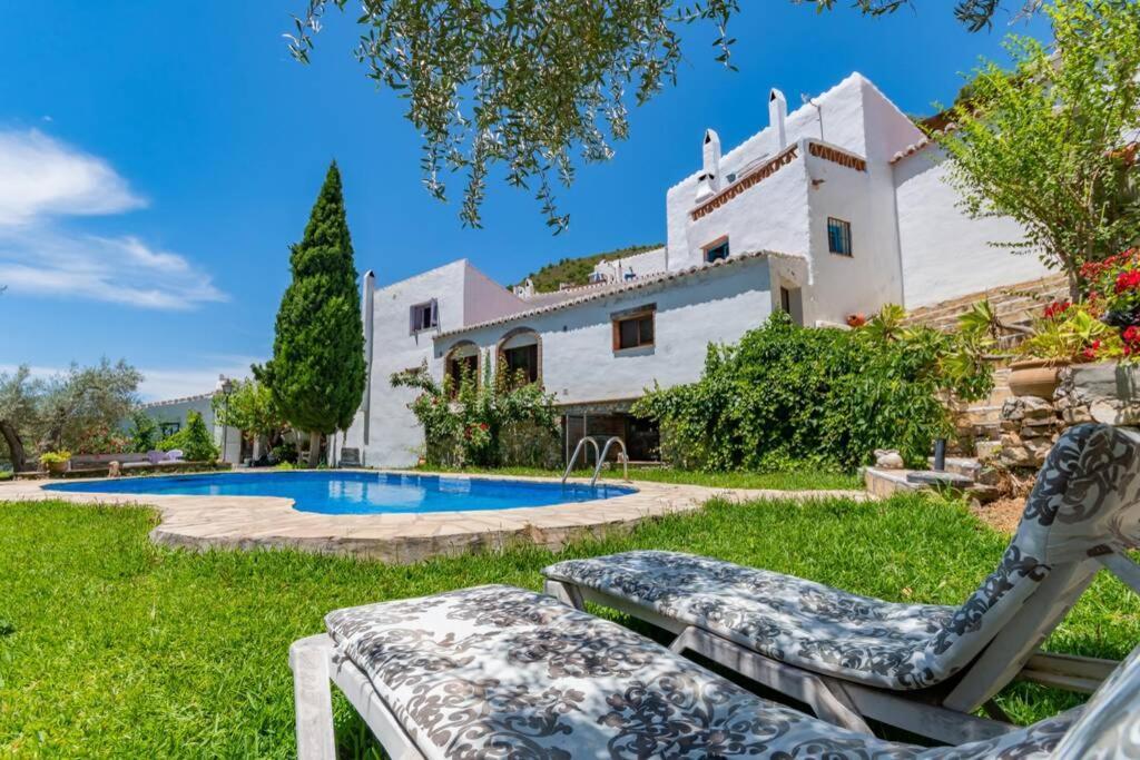 Casa Rosa, Con Encanto Y Piscina Climatizada Frigiliana Bagian luar foto