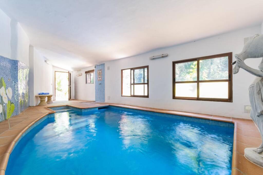 Casa Rosa, Con Encanto Y Piscina Climatizada Frigiliana Bagian luar foto